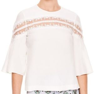 Brand new sandro adina top, never worn, closet clean out at great price! Size 2.